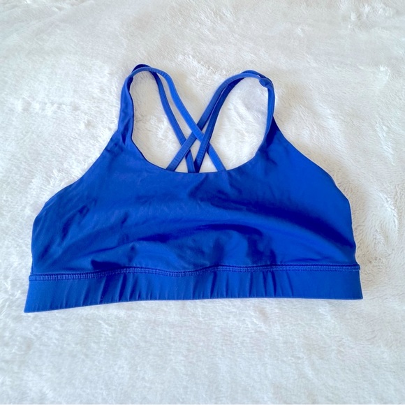 lululemon Energy Sports Bra, Sapphire Blue, Sprinkler, 10 - Picture 11 of 11